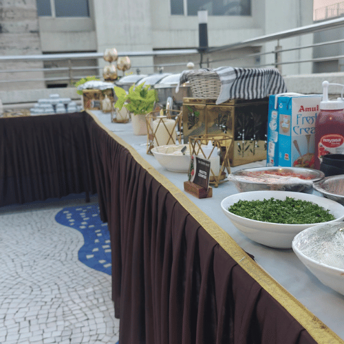 Friends Bench catering event 2